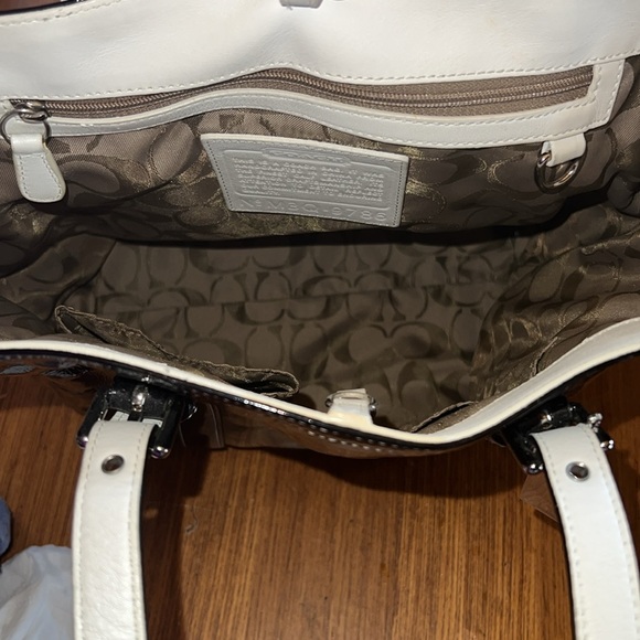 Coach Black Patent Leather Tote - Picture 5 of 11